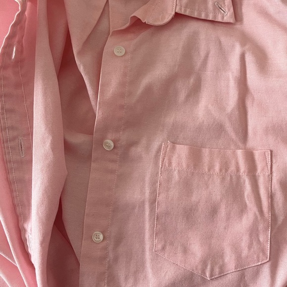 Diane Von Furstenberg Women's  Pink Button Down Long Sleeve Pocket Shirt - Picture 5 of 5